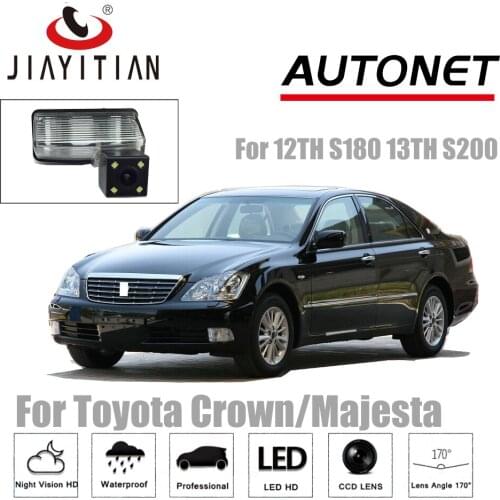 JIAYITIAN Rear view Camera For Toyota Crown/Majesta S180 S200 2003~2012 CCD Night Vision Backup camera license plate camera