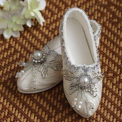 BJD Doll shoes suitable for 1-3 size SD AS body SDGR body fashion trend aristocratic pearl girls shoes doll accessories