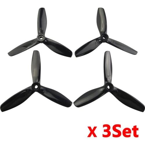 12PCS 3-Leaf MJX Bugs 5W B5W RC Quadcopter Main Blade Propeller Props Spare Part RC Drone CW CCW Rotor Accessory