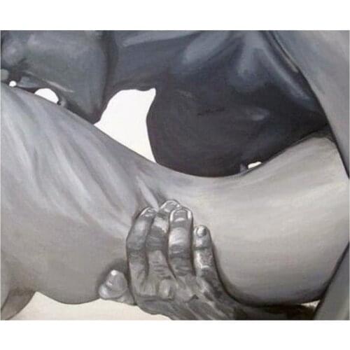 Men And Women Sexy Naked Full Display Square Round DIY 3D Diamond Painting Kit Diamond Mosaic Embroidery Cross Stitch Design