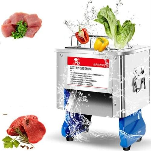 Desktop fresh meat processing machine commercial meat cutting machine electric meat slicer