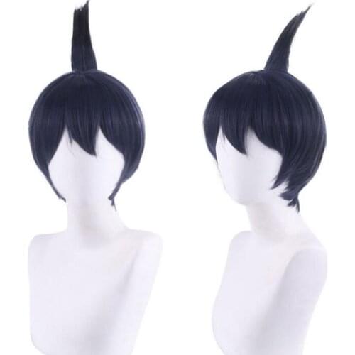 30CM Short Wig Anime Danganronpa Hifumi Yamada Cosplay Costume Dangan Ronpa Heat Resistant Synthetic Hair Men Wigs