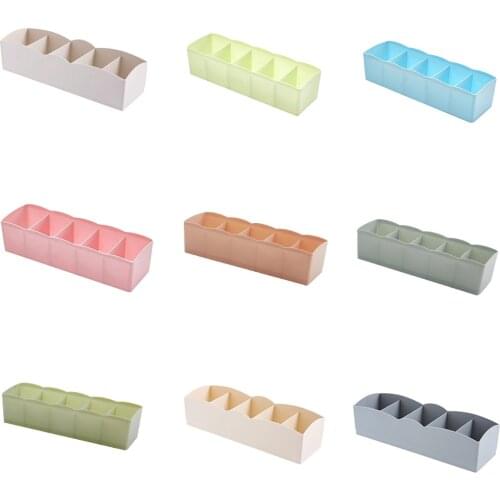 Plastic Organizer Tie Bra Socks Drawer Cosmetic Container Multipurpose Divider Storage Boxes