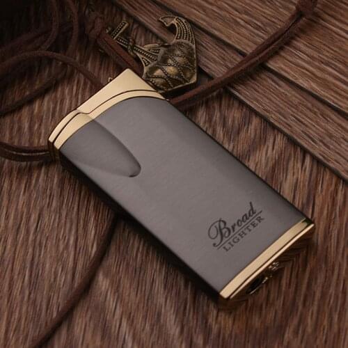 Portable Metal Butane Gas Torch Lighter Mini Windproof Jet Lighter Cigarette Cigar Lighters Smoking Accessories Mens gifts