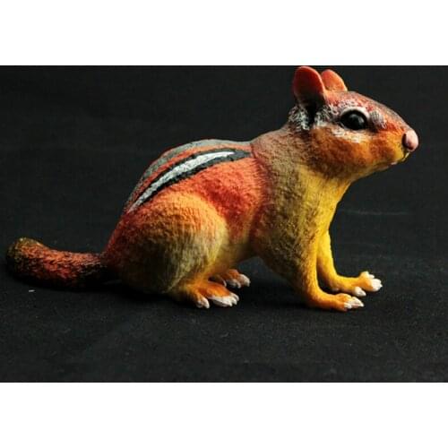 Realistic Chipmunk Animal Model Figurine Action Figures Playset Kids Educational Toy Collectible Kids Birthday Gifts