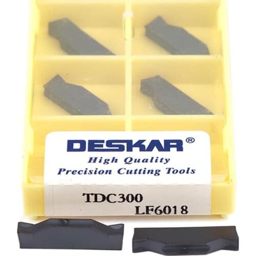 TDC200 LF6018 TDC300 LF6018 TDC400 LF6018 CNC Lathe Machining Carbide Insert Cutting Grooving Blade Stainless Steel Turning Tool