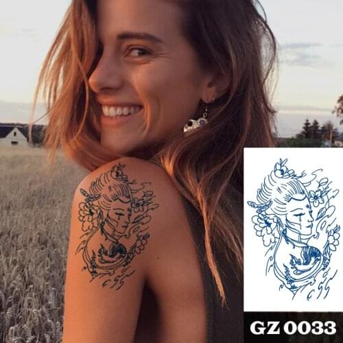 1Pcs Juice Tattoos Body Art Waterproof Temporary Tattoo Sticker For Men Women