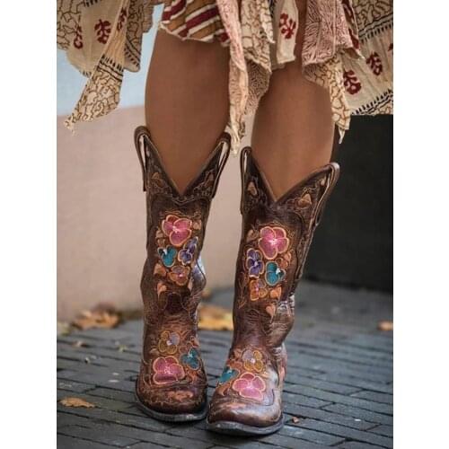 Winter Boots Lady Brand Womens Shoes Booties Ladies Boots-women Low Heels booties Round Toe 2020 Med Fashion Rubber