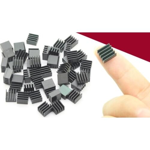 10pcs Ultra-thin mini 9X9X5mm Aluminum Heatsink for miner small memory circuit board routing chip Heat sink 9*9*5mm Cooling Pads