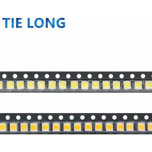 100pcs 3528 SMD LED White /Warm White 1210 3528 SMD LED Ultra Bright White Light Diode