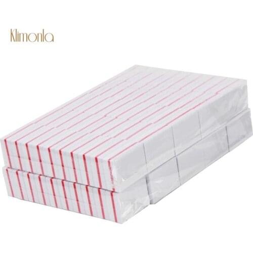200Pcs/Pack Professional Sanding Block Square Sponge Nail File 100/180 Grit Beauty Polishing Nail Care Manicure Tools Files