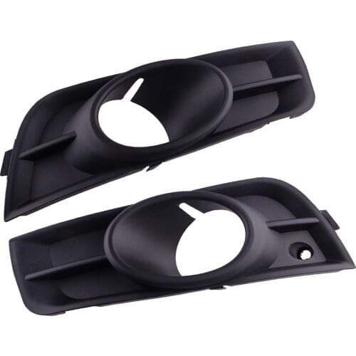 1 Pair Car Black Front Fog Light Lamp Bezel Cover Trim Hole Fit for Chevrolet Cruze 2014 2013 2012 2011 2010 2009