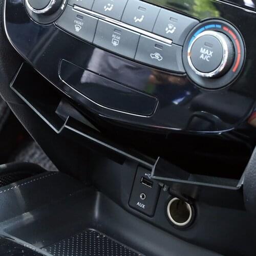 Car Accessories Plastic Central Console Storage Box Organizer Tray for Nissan Rogue X-Trail T32 2014-2020