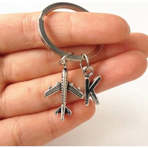 Flight World Keychain, Travel, Exploration, Letter Keychain Plane Elegant Pendant Keychain, Gift Jewelry Keychain Men and Women