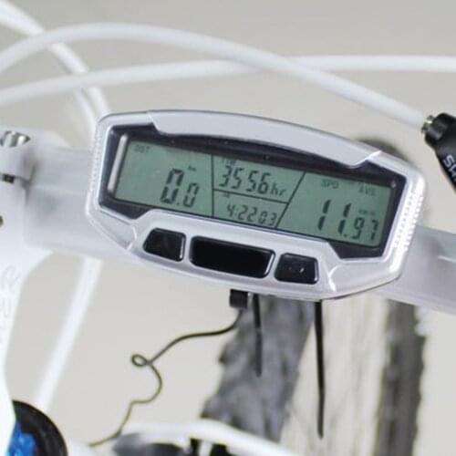 Digital LCD Road Bike Speedometer Backlight Stopwatch Odometer Waterproof Cycling Speedometer Bicycle Accessories WHShop