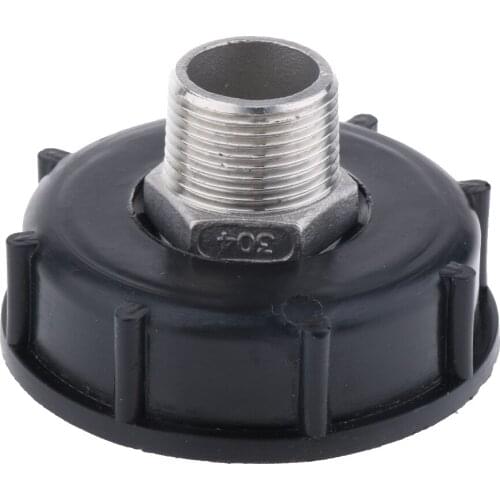 IBC Water Tote Tank Adapter Hose Cap Coarse Thread 6 Outside Thread