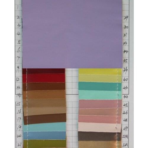 PU synthetic leather fabric fashion new small sheep grain soft leather material for shoes, handbag, furniture wholesale