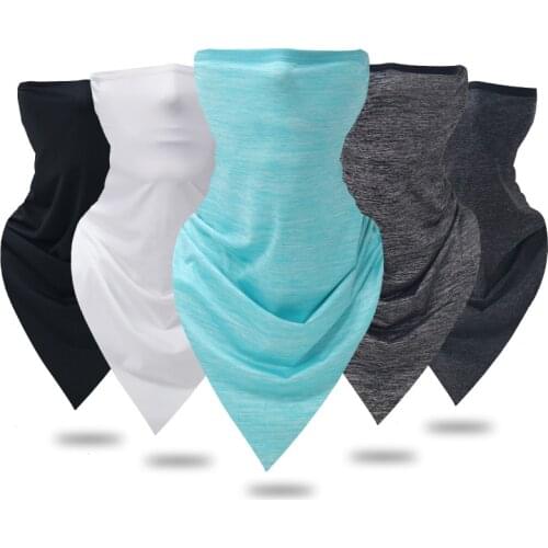 Summer Ourdoor Ice Silk Triangle Scarf Cycling Bandana Hiking Camping Hunting Running Army Bicycle Military Tactical Neck Gaiter