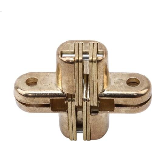 Zinc Alloy Material Hidden Hinge Cross Hinges Home Improvement Cabinet Door Furniture Hinge Hardware Accessories