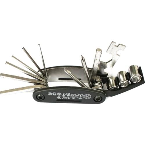 MTB Mountain cycle Portable socket multipurpose wrench bicycle multi tool Screwdriver Motorcycle bike allen fix Touring pocket