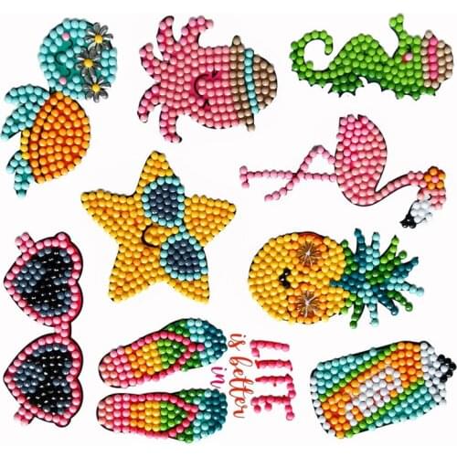 5D Diamond Painting Kits for Kids DIY Diamond Dot Drawing Tools Crystal Mosaic Sticker by Numbers Kits Arts and Crafts Set