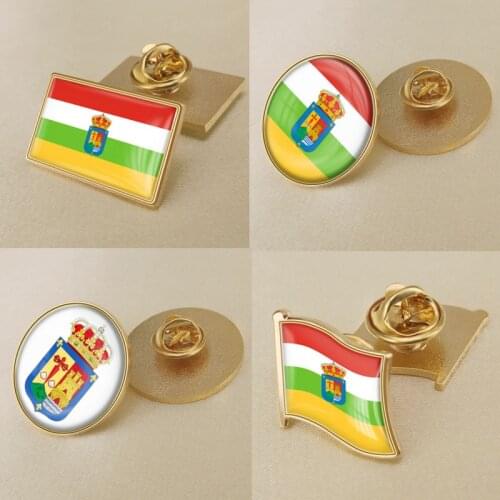 Coat of Arms of La Rioja Autonomous Community of Spain Flag Lapel Pins/Broochs/Badges