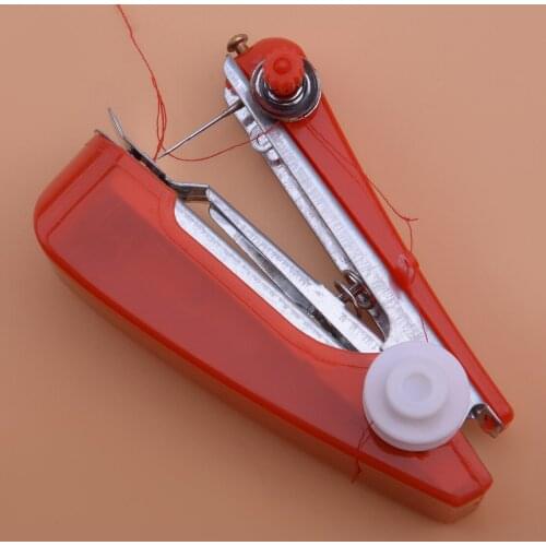 Portable Handheld Sewing Manual Machine Mini Clothes Fabric Pocket Mending Tool Fit for all fabrics Tool parts