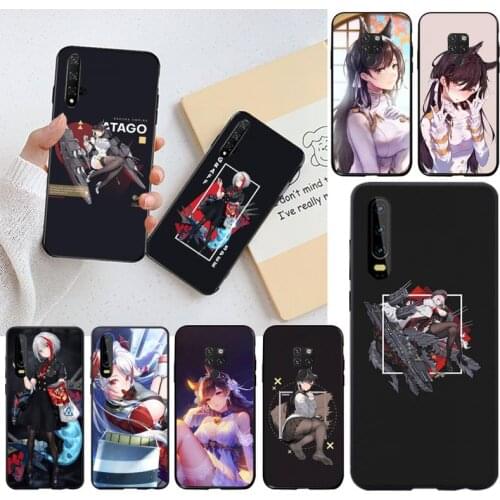 CUTEWANAN Atago Azur Lane anime DIY Luxury Phone Case for Huawei P40 P30 P20 lite Pro Mate 20 Pro P Smart 2019 prime