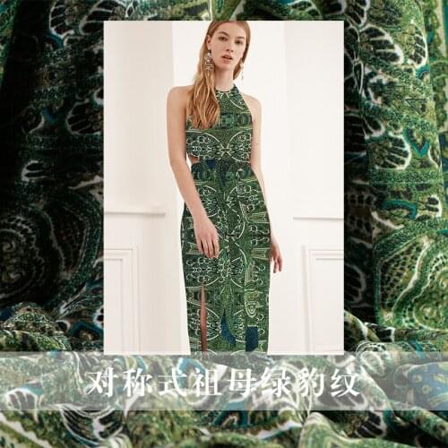 114 cm wide leopard print silk fabric 12 mm crepe de chine silk fabric summer shirt dress crepe fabric wholesale silk cloth