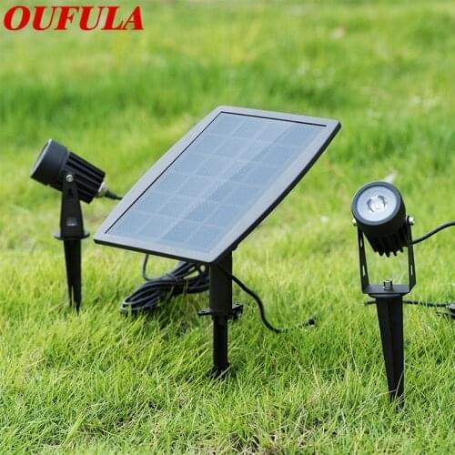 Solar Split Lawn Light 2 Spotlights Garden Courtyard Landscape Outdoor Waterproof Decorative Ip65