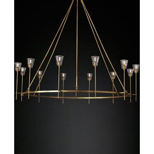 Postmodern retro chandelier creative bar restaurant light bar coffee shop beauty designer art light American