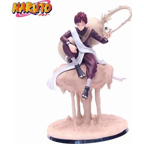 Anime Naruto Gaara Statue PVC Action Figure Naruto Shippuden Gaara Figurine Toys Doll 220mm