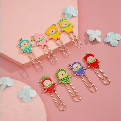 2pcs Cute Paper Clips Funny Paperclips Binder Bookmarks Planner Clips for Fun Office Supplies School Gifts Stationery