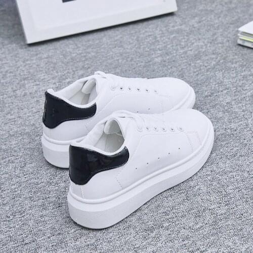 New womens thick-soled sneakers casual shoes students increase breathable lightweight deodorant womens shoes white shoes