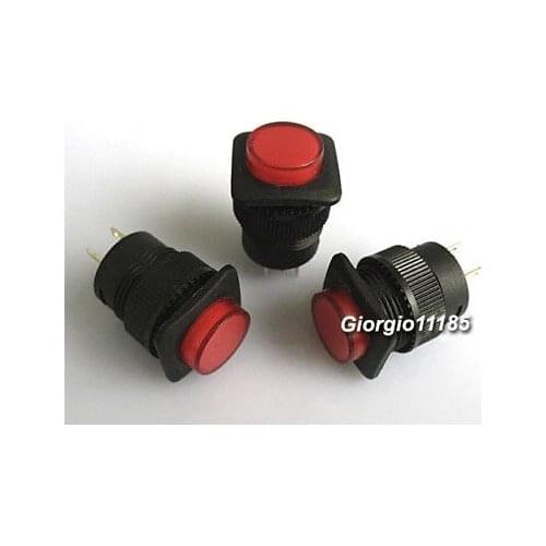 10x Self-Lock ON/OFF Push Switch Red yellow green Light R16-504AD
