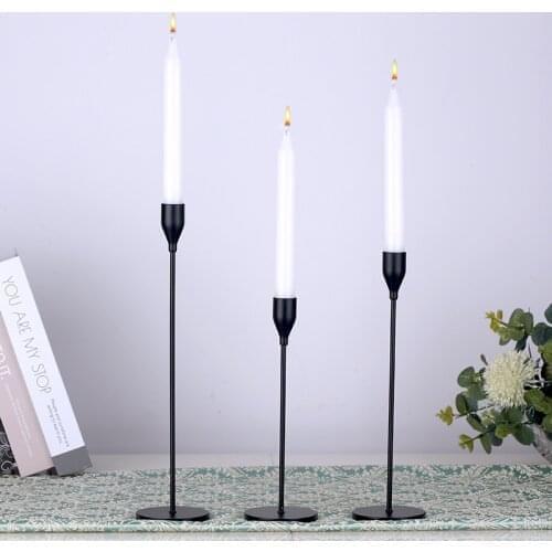 3pcs/Set European Metal Kerzenhalter Golden Candle Holder Wedding Bar Party Living Roome Home Decoration Candles Accessories