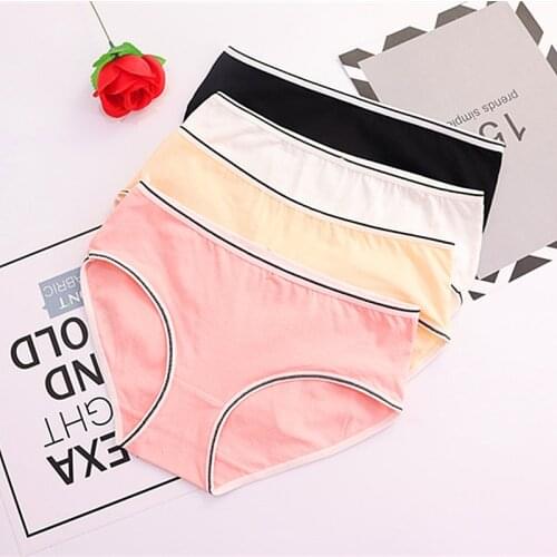 6pcs/Lot Cotton Young Girl Underwear Candy Colors for Teenage Girls Briefs Kids Underwear Panties Pants Underpants
