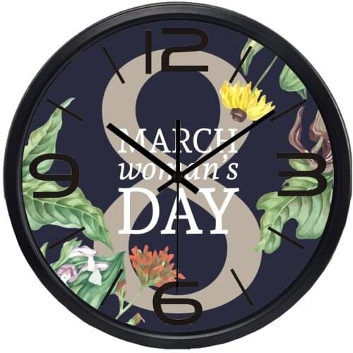 March 8th Women Day Wall Clock for Mum Great Woman Club