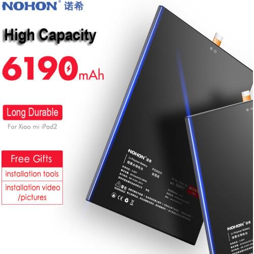 NOHON Battery BM61 For Xiaomi MiPad 1 2 Mi Pad 1 2 Mipad2 Pad2 Replacement Tablet Battery 6190mAh High Capacity Bateria + Tools