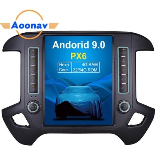 AOONAV car radio DVD player vertical screen for GMC Sierra VIA Vtrux Truck / Chevrolet Silverado LD 2014+ multimedia player