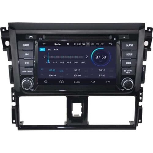 7" Android 10.0 OS Car DVD Multimedia GPS Radio System for Toyota Yaris / Vios 2013-2020 (XP150, Sedan) with 4GB RAM 64GB ROM
