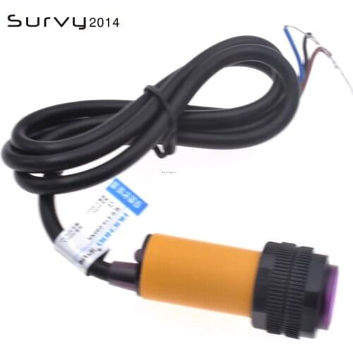 Smart Car Robot E18-D80NK Infrared Obstacle Avoidance Photoelectric Sensor Proximity Switch 3-80cm Detection Range Adjustable