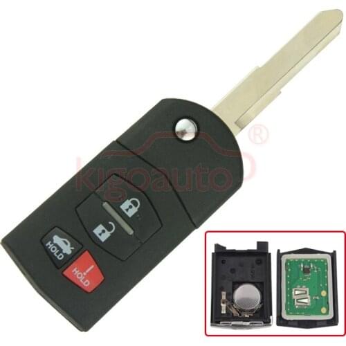 BGBX1T478SKE12501 Flip remote key 4 button 315Mhz for Mazda 3 6 MX-5 SPEED3 2010 2011 2012 kigoauto
