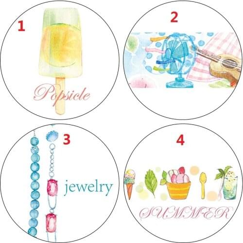 7mm popsicle Washi Paper Tape Paper Masking Tape Stickers Adhensive Tape sticky memo pad