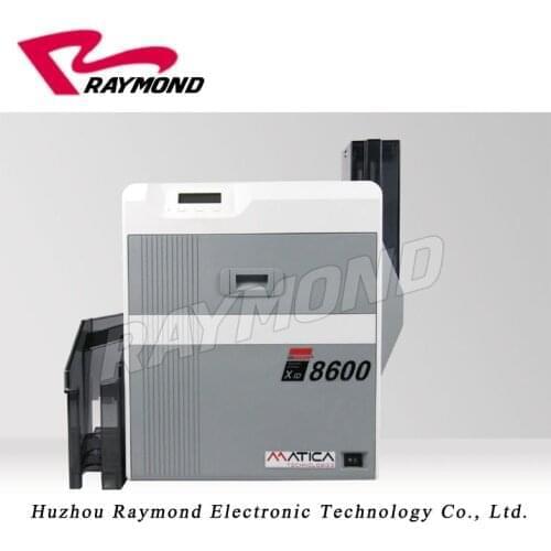 Matica / EDIsecure XID8600 Dual-sided ID Card Printer + one DIC10216 YMCK Color Ribbon + one DIC10319 Retransfer Film