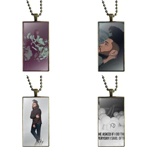 EJ Glaze For Women Fashion Necklace Handmade Rectangle Shape Choker Necklace Jewelry Multi Designs The Weeknd