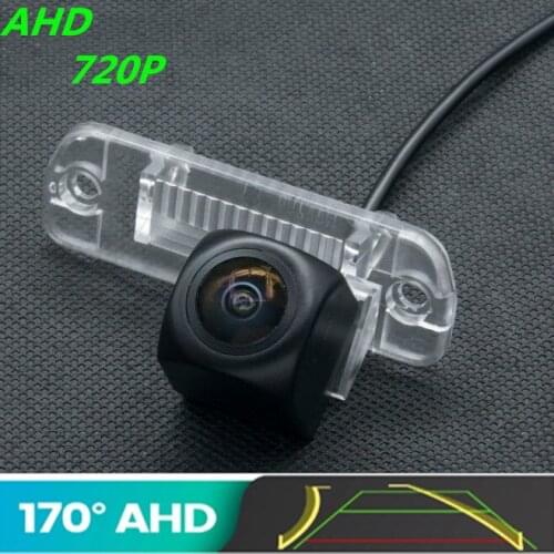 AHD 720P Trajectory Fisheye Car Rear View Camera For Mercedes-Benz ML350 R500 2006 2007 2008 R350 R320 Reverse Vehicle Camera