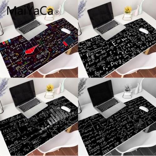 MaiYaCa Geometric Math formula Office Mice Gamer Soft Mouse Pad gaming mousepads Table Keyboard anime mouse pad gamer desk mat