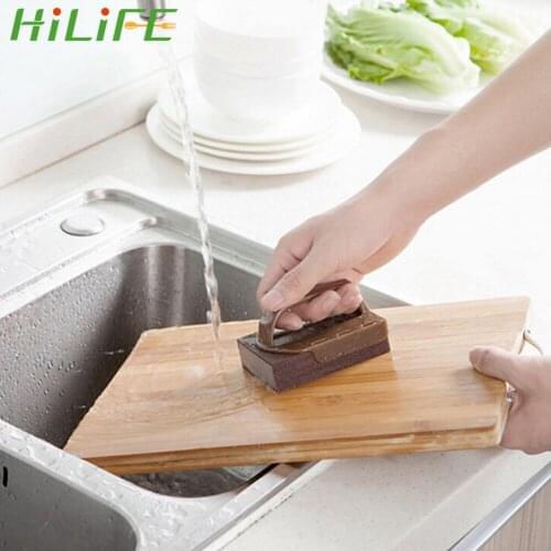 HILIFE Kitchen Supplies Cleaning Brush Strong Decontamination Metal Rust Remover for Pot Gas Stove Sponge Rub Magic Brush