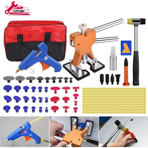 Paintless Dent Repair Kit - Gold Dent Puller Glue Gun Car Dent Puller Removal Dent Remover Kit
